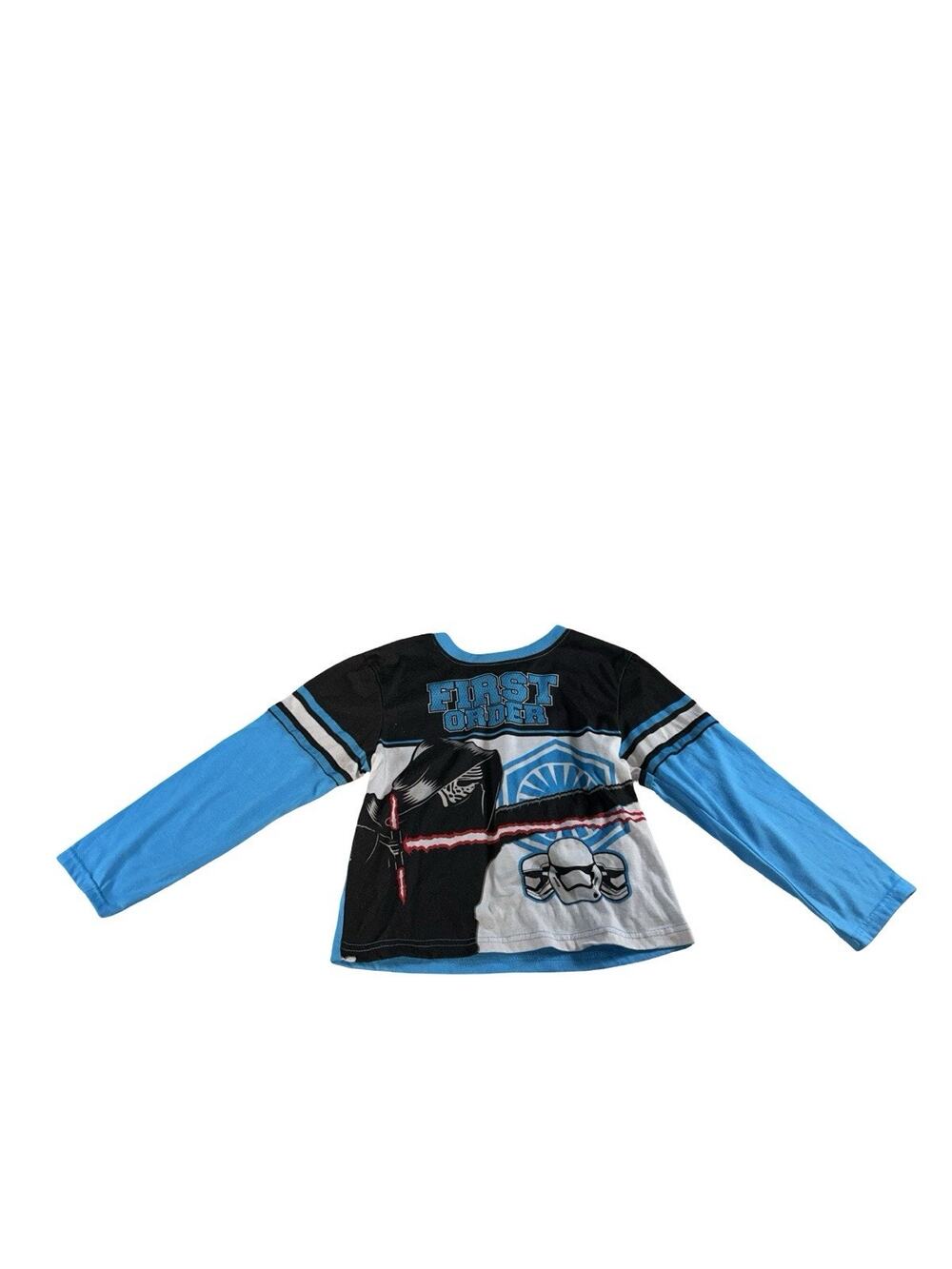 Star Wars First Order Kylo Ren Long Sleeve Shirt Boys 6/7 Graphic Tee